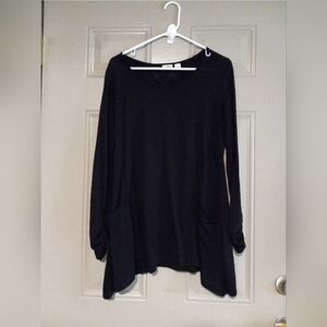 Cato Woman Top Tunic Long Sleeve Size L